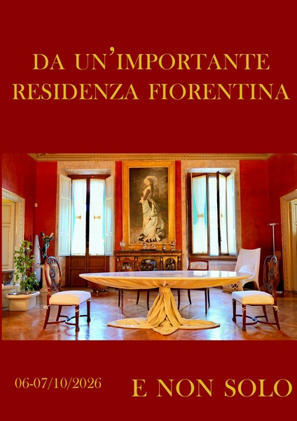 AUCTION 109: FROM A PROMINENT FLORENTINE RESIDENCE AND MORE
